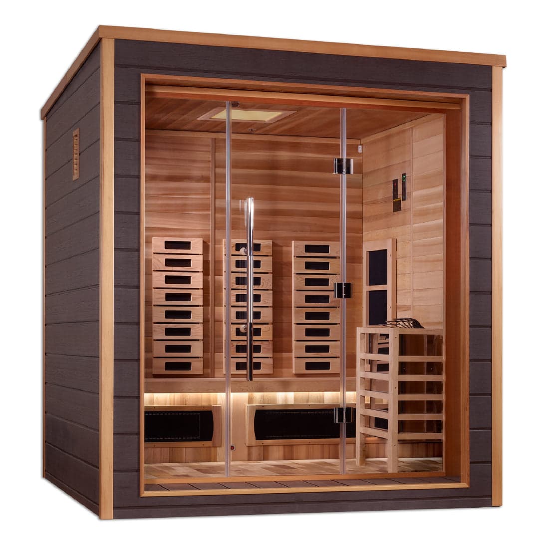 Golden Designs Visby 3-4 Person Hybrid Sauna - image 2
