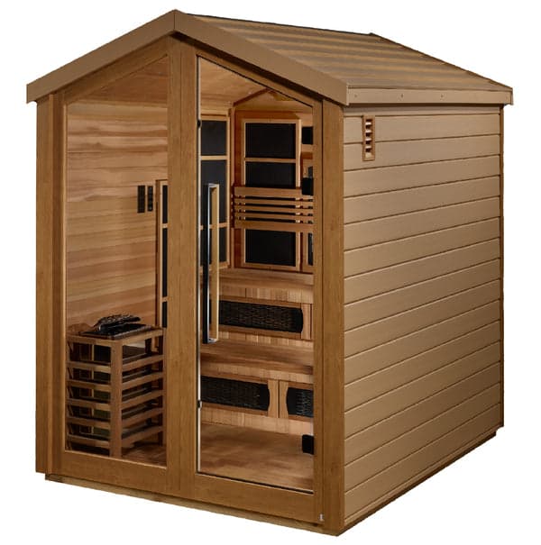 Golden Designs Kaskinen 4-6 Person Hybrid Sauna - image 4