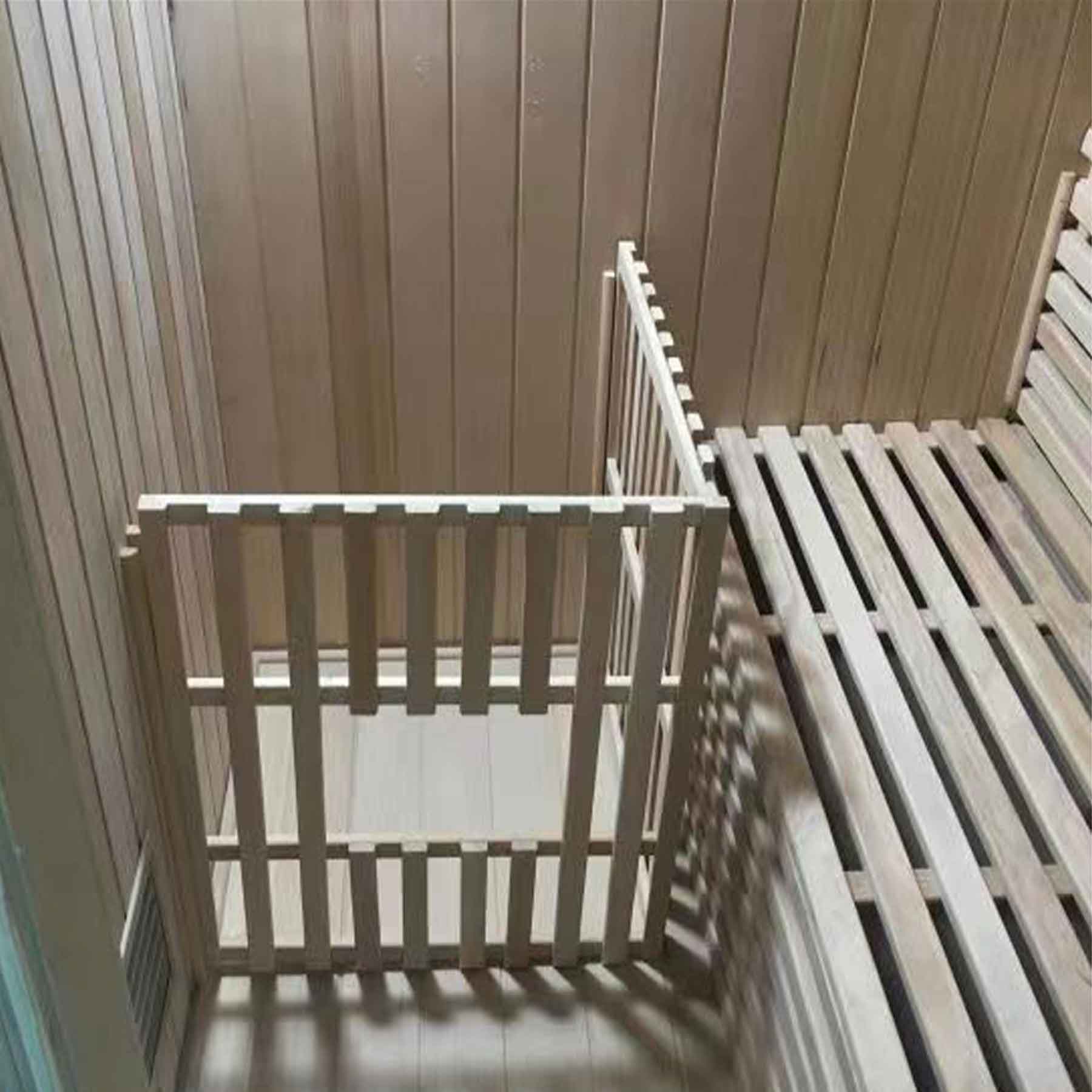 Aleko 4 Person 4.5 kW Hemlock Wet Dry Indoor Traditional Sauna - Image 4