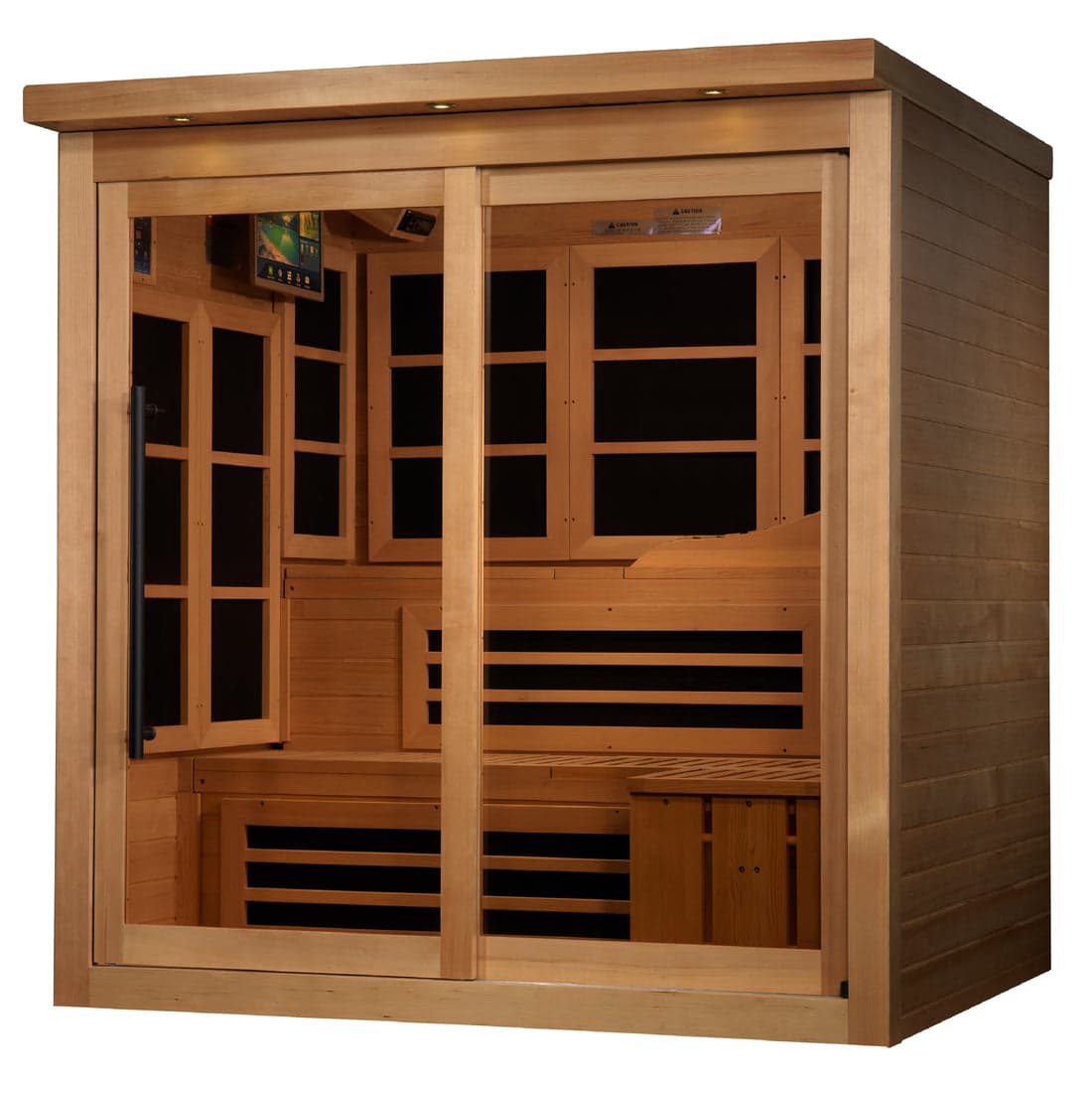 Golden Designs Monaco Elite 6 Person Near Zero Indoor Infrared Sauna