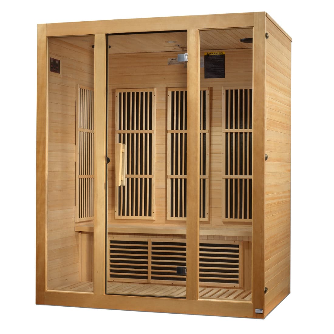 Maxxus Bellevue 3 Person Near Zero EMF Indoor Infrared Sauna