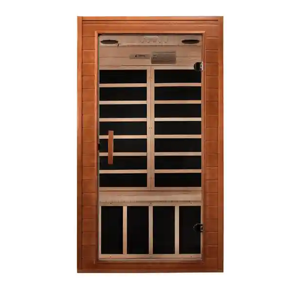 Dynamic Sauna Dynamic Avila Elite 1-2 Person Ultra Low EMF FAR Infrared Indoor Sauna Indoor Infrared Sauna - side view
