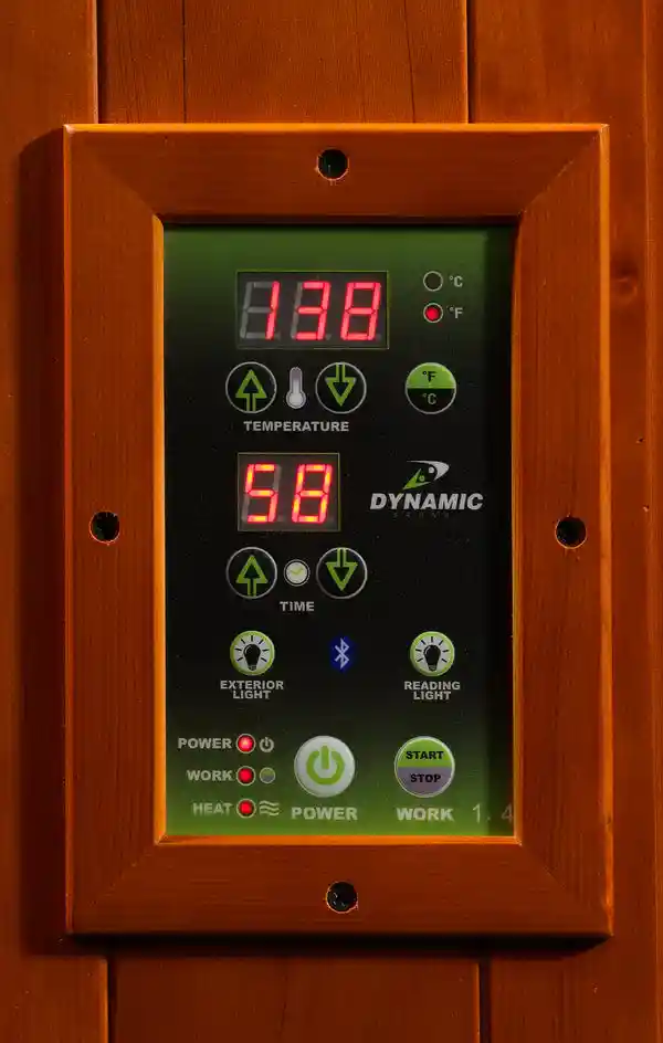 Dynamic Sauna Dynamic Avila Elite 1-2 Person Ultra Low EMF FAR Infrared Indoor Sauna Indoor Infrared Sauna - view 6