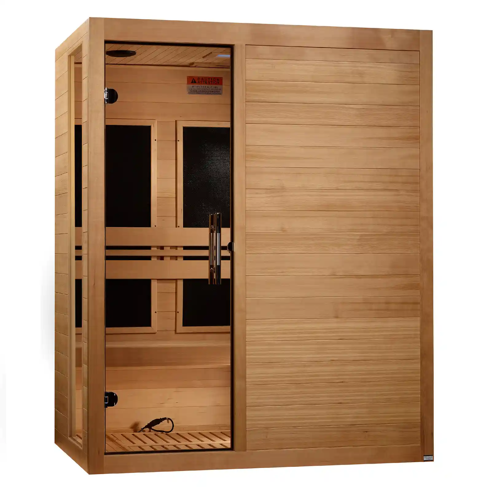 Dynamic Toscana Elite 3 Person Ultra Low EMF FAR Infrared Indoor Sauna
