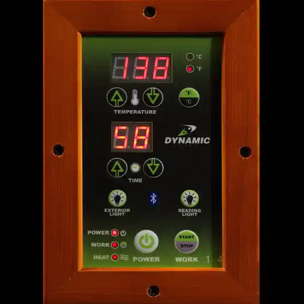 Dynamic Sauna Dynamic Venice Elite 2 Person Ultra Low EMF FAR Infrared Indoor Sauna Indoor Infrared Sauna - view 5