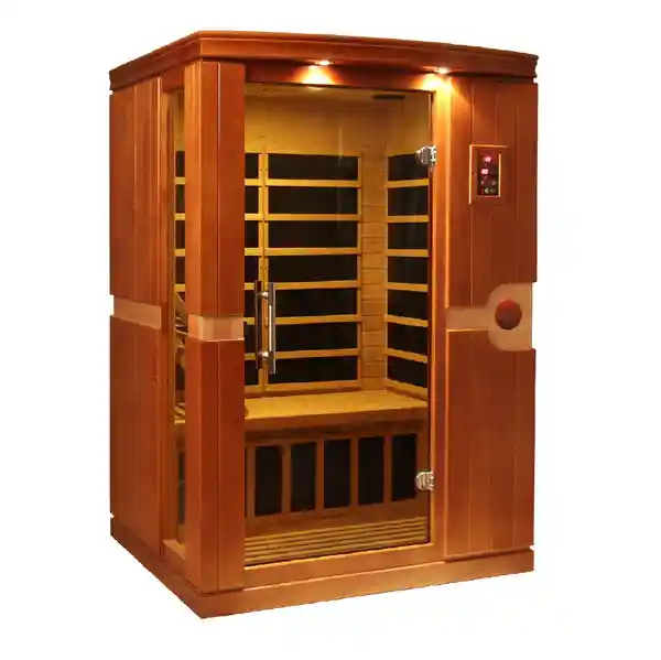 Dynamic Sauna Dynamic Venice Elite 2 Person Ultra Low EMF FAR Infrared Indoor Sauna Indoor Infrared Sauna - Premium Sauna Equipment