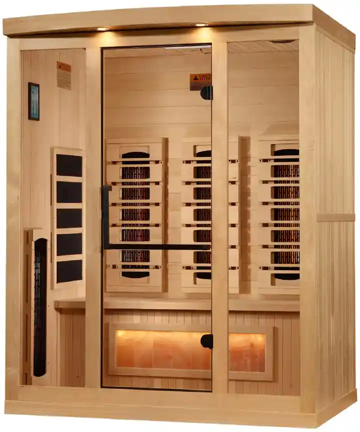 Golden Designs 3 person Full Spectrum Hemlock Indoor Infrared Sauna