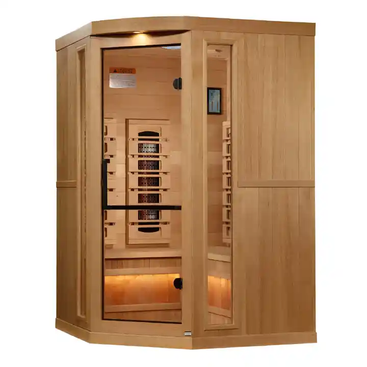 Golden Designs 3 person Full Spectrum Near Zero EMF Indoor Infrared Sauna