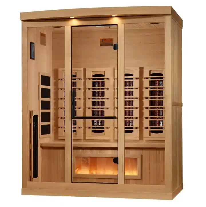 Golden Designs 4 Person Full Spectrum Near Zero EMF Indoor Infrared Sauna