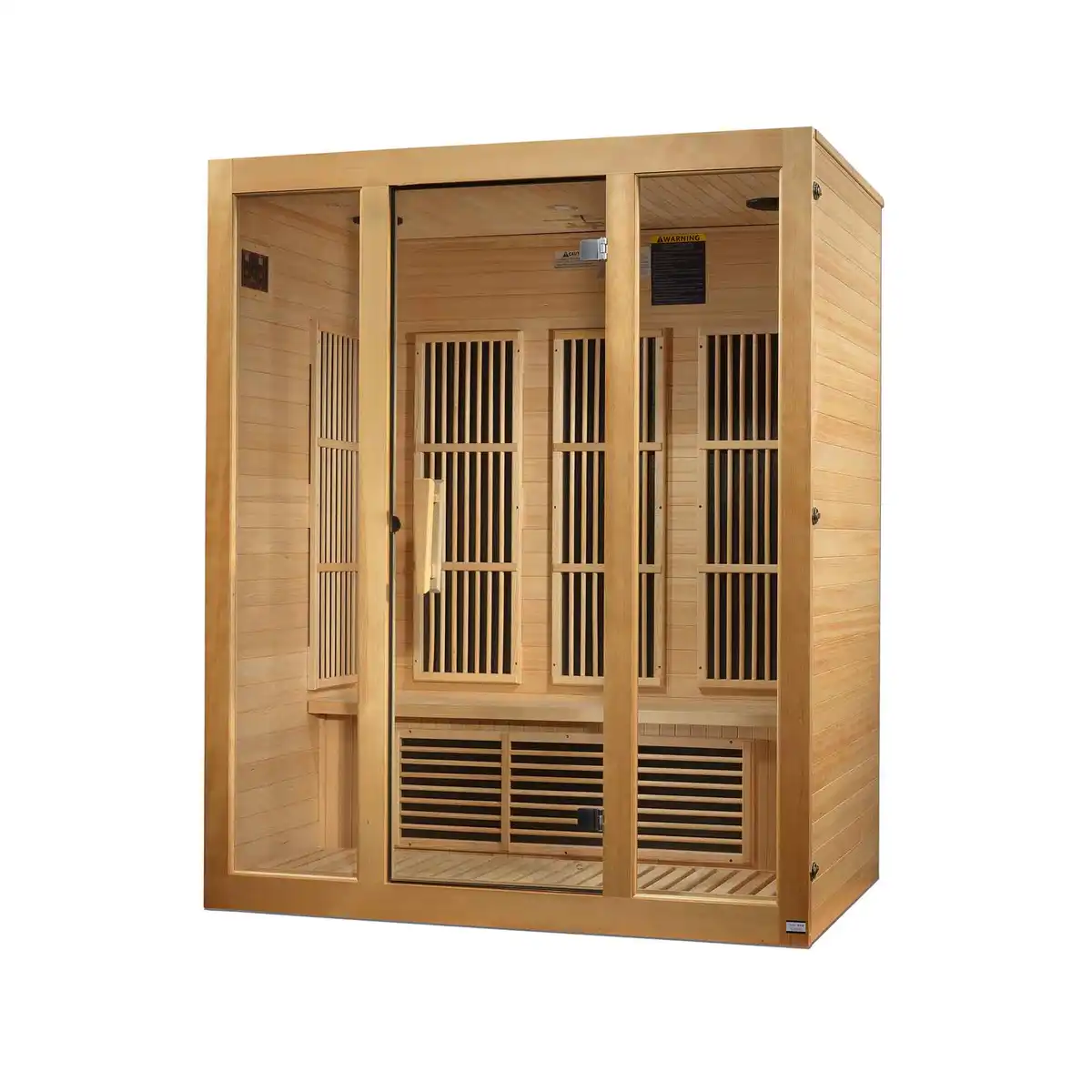 Maxxus Bellevue 3 Person 7 Panels Low EMF Indoor FAR Infrared Sauna