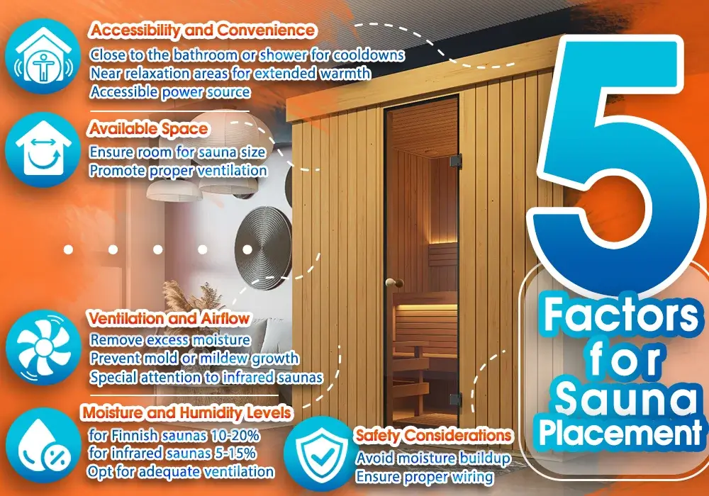 5 Factors for Sauna Placement2