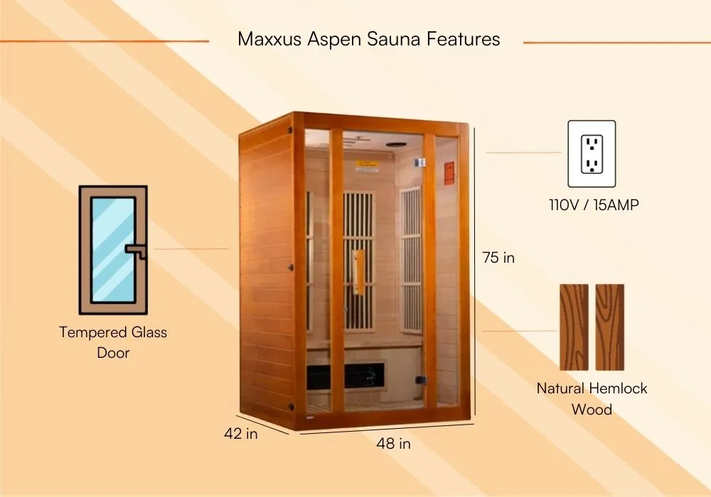 Maxxus Aspen Sauna Review Ask Experts-Product Features 2