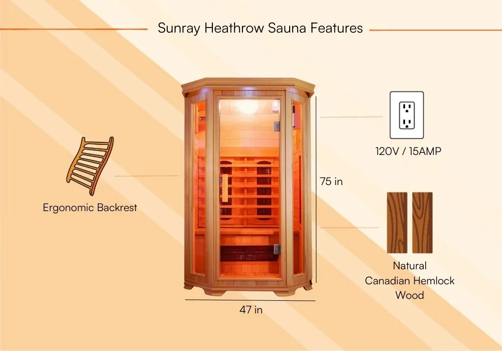 Sunray Heathrow Sauna Review An Expert's Perspective-Product Features 2
