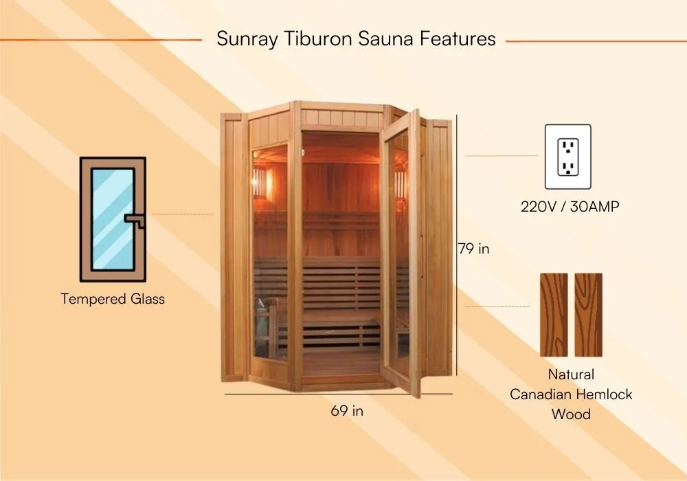 Sunray Tiburon Sauna Review An In-Depth Look-Product Features 2