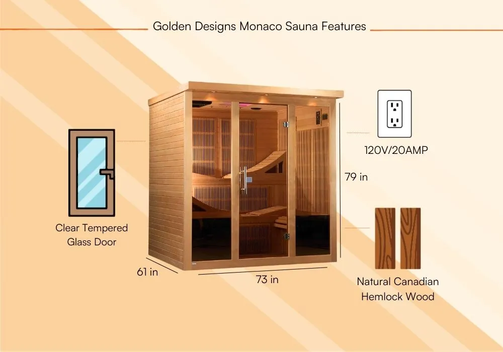 Golden Designs Monaco Sauna Review A Comprehensive Guide-Product Features 2