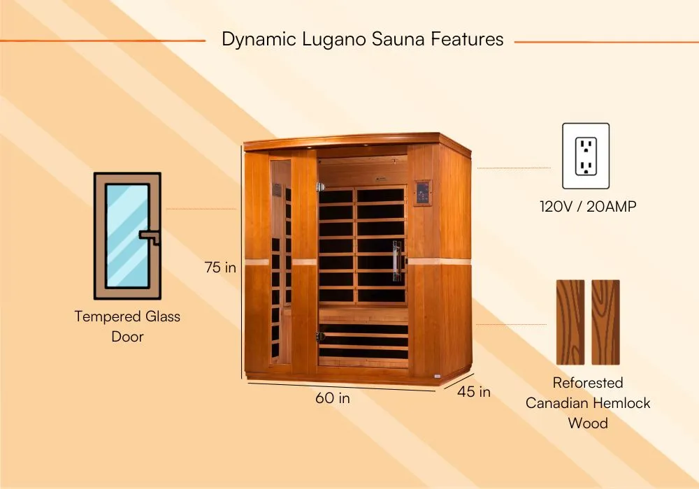 Dynamic Lugano Sauna Review-Product Features 2