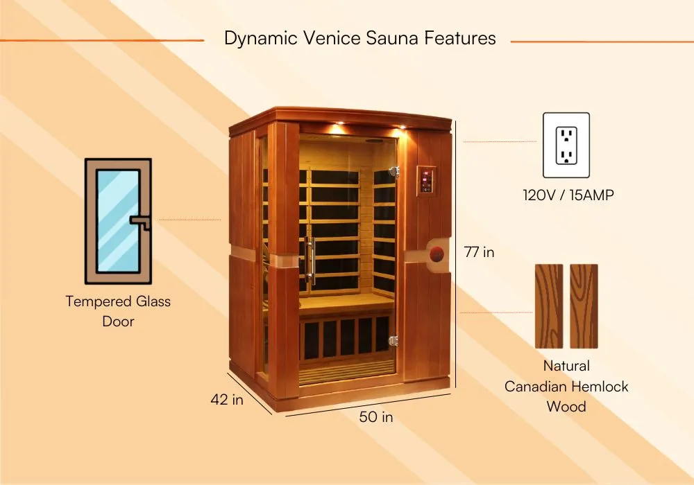 Dynamic Venice Sauna Review-Product Features 2