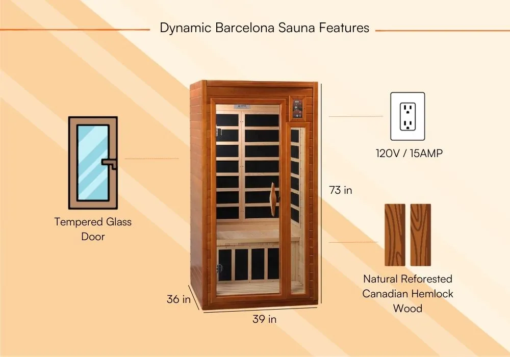 Dynamic Barcelona Sauna Review-Product Features 2