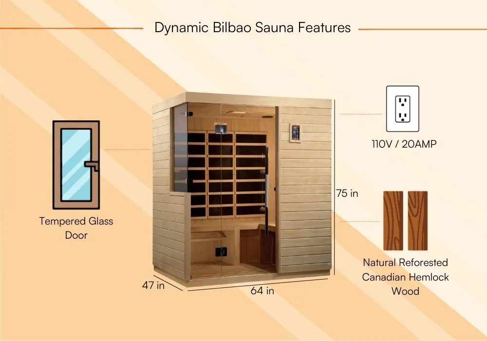 Dynamic Bilbao Sauna Review-Product Features 2