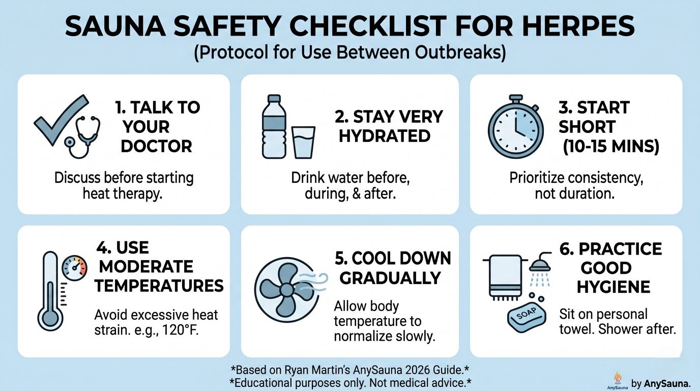 Sauna Safety Checklist for Herpes
