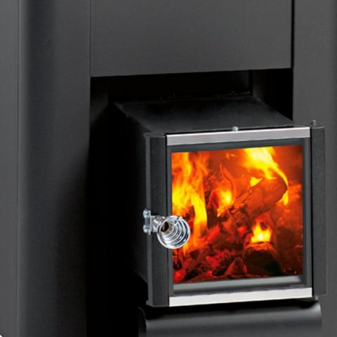 Harvia Pro 20 SL Floor-Mount Exterior Feed 24.1kW Wood Sauna Stove - 02