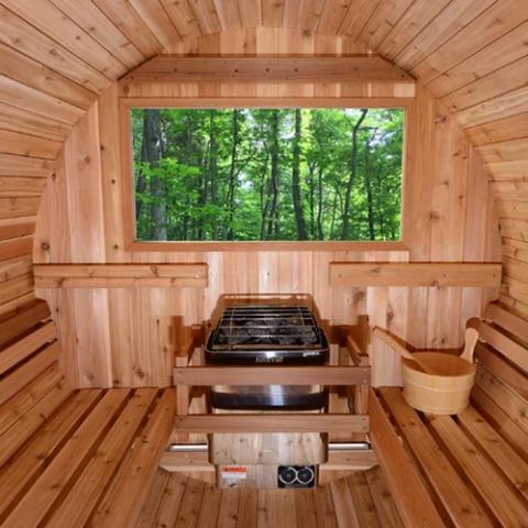 Harvia KIP45B Wall-Mount Built-in Control 4.5kW Electric Sauna Heater - 02