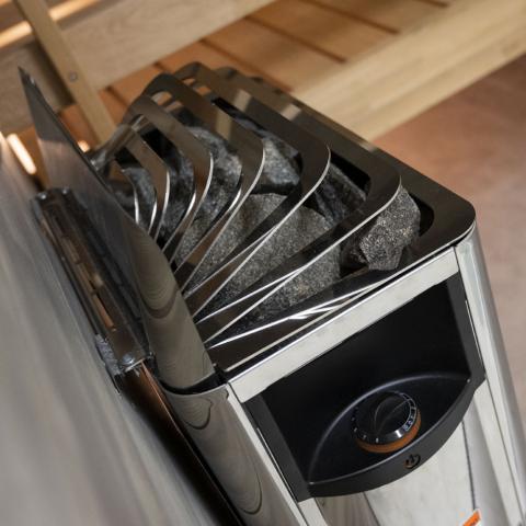 Harvia SWS60 Wall-Mount Stainless Steel 6kW Electric Sauna Heater - 02