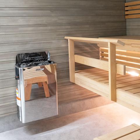 Harvia SWS60 Wall-Mount Stainless Steel 6kW Electric Sauna Heater - 05