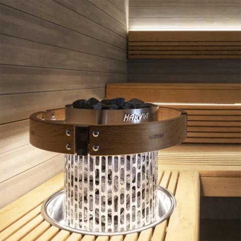 Harvia Cilindro PC90 Stainless Steel Build-in Control 9kW Sauna Heater - 02