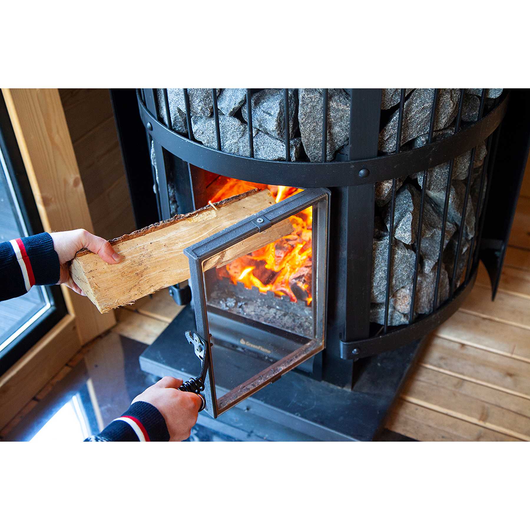 Harvia Legend 240GF Floor-Mount Black Steel 15.9kW Wood Sauna Stove - 04