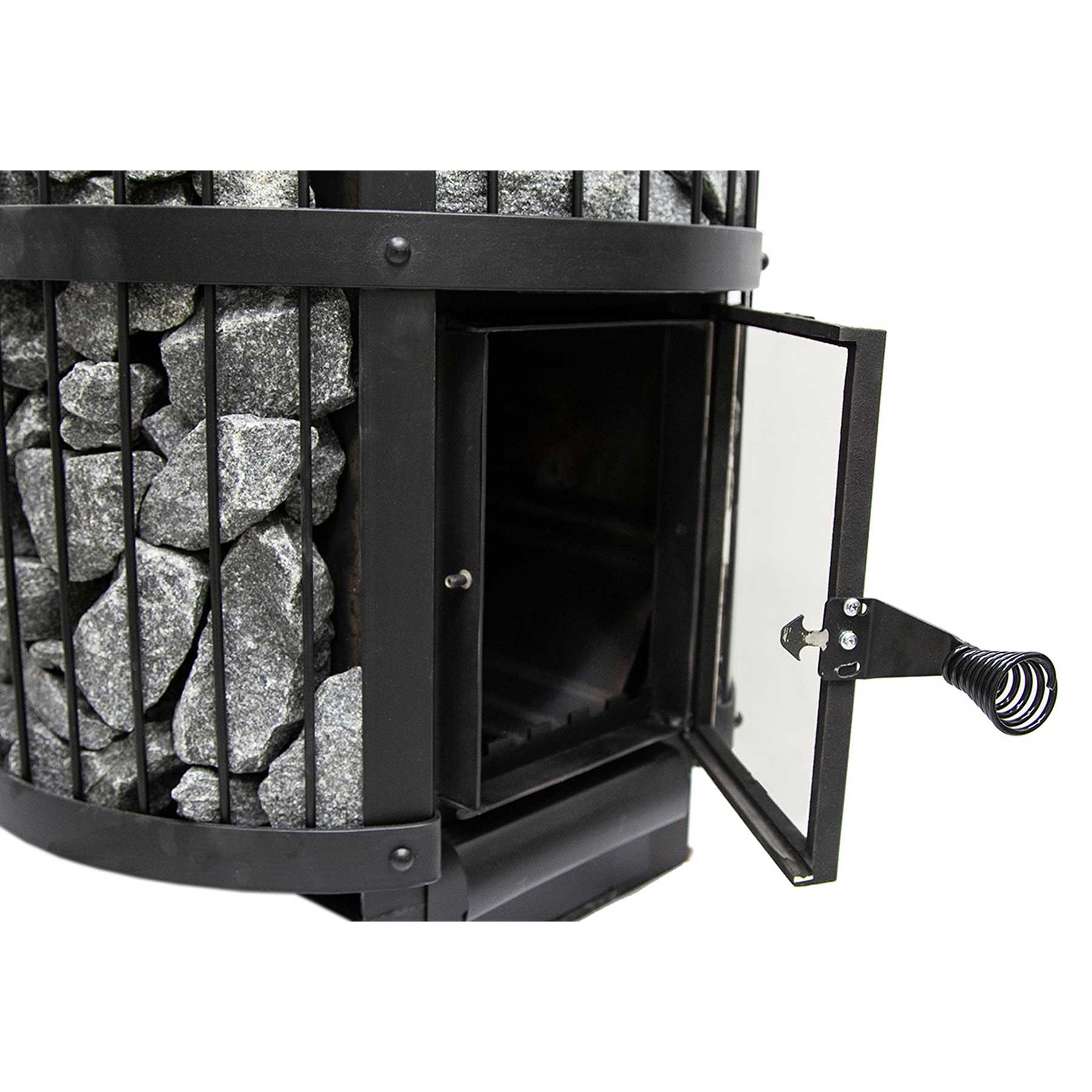Harvia Legend 240GF Floor-Mount Black Steel 15.9kW Wood Sauna Stove - 05