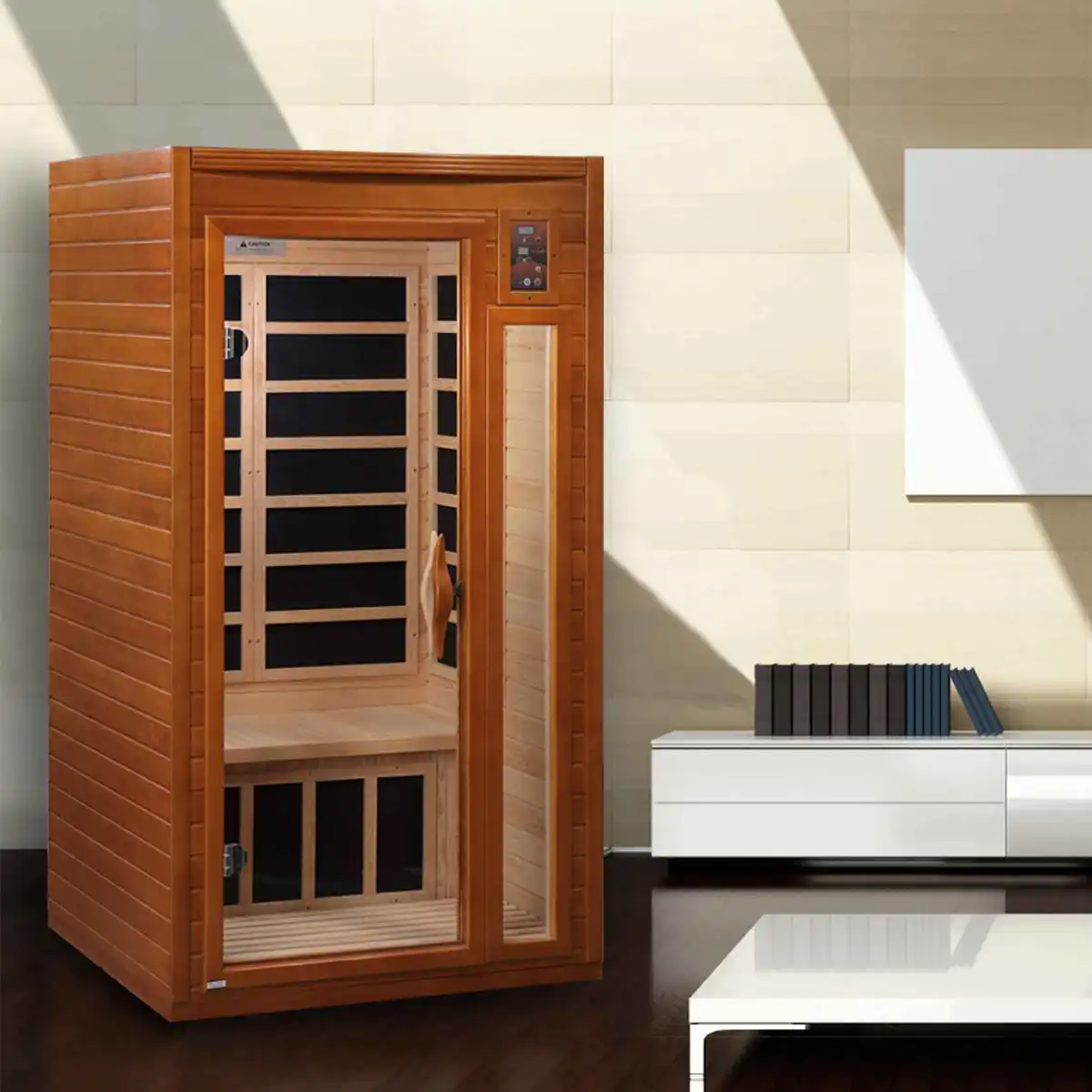 Dynamic Barcelona Elite 2 Person Low EMF Indoor FAR Infrared Sauna - Image 6