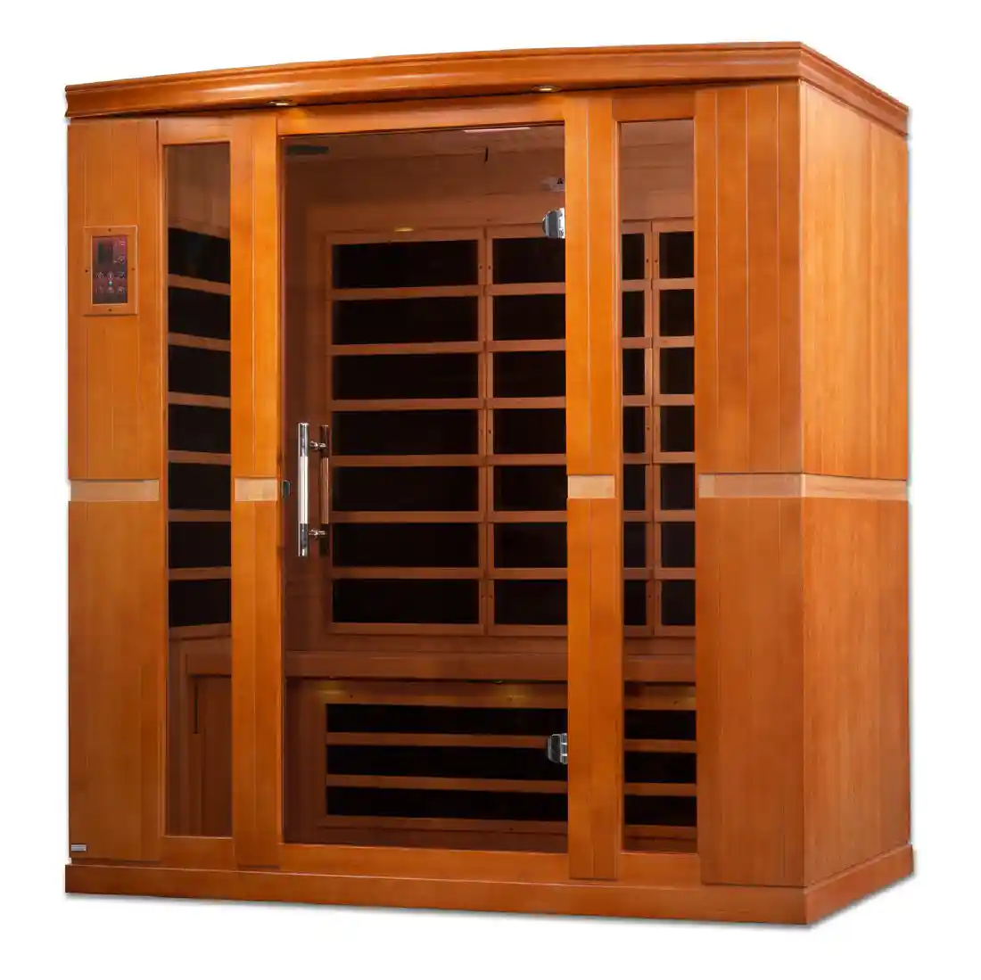 Dynamic Sauna Dynamic Bergamo Elite 4 Person Ultra Low EMF FAR Infrared Indoor Sauna Indoor Infrared Sauna - detail view