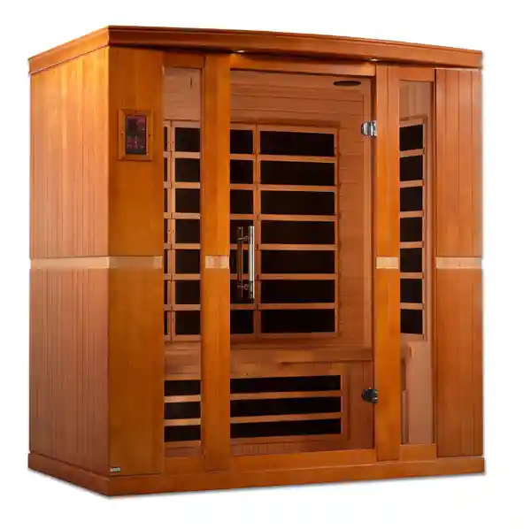 Dynamic Sauna Dynamic Bergamo Elite 4 Person Ultra Low EMF FAR Infrared Indoor Sauna Indoor Infrared Sauna - Premium Sauna Equipment