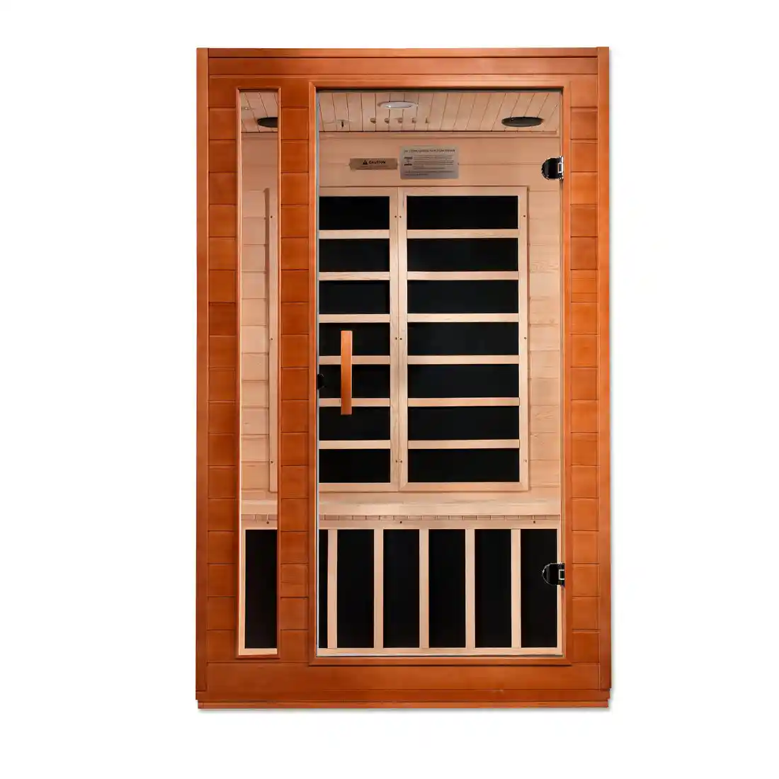 Dynamic Sauna Dynamic Cordoba Elite 2 Person Ultra Low EMF FAR Infrared Indoor Infrared Sauna Indoor Infrared Sauna - side view