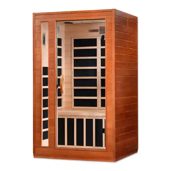 Dynamic Sauna Dynamic Cordoba Elite 2 Person Ultra Low EMF FAR Infrared Indoor Infrared Sauna Indoor Infrared Sauna - detail view