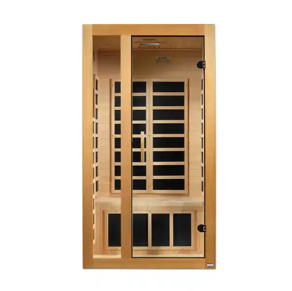 Dynamic Sauna Dynamic Gracia Elite Ultra Low EMF Canadian Hemlock Indoor Infrared Sauna Indoor Infrared Sauna - side view