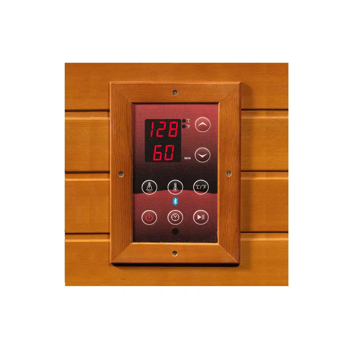Dynamic Heming 2 Person Low EMF Corner Indoor FAR Infrared Sauna - Image 3