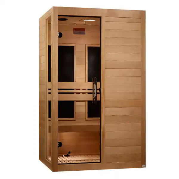 Dynamic Sauna Dynamic Lucca 2 Person Low EMF FAR Infrared Indoor Sauna Indoor Infrared Sauna - Premium Sauna Equipment