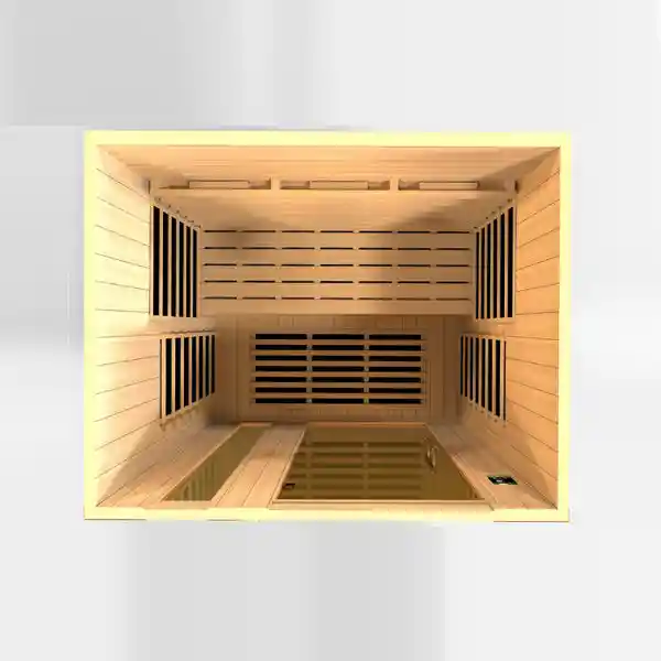 Dynamic Sauna Dynamic Lugano 3 Person Full Spectrum Indoor Infrared Sauna Indoor Infrared Sauna - view 5