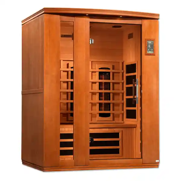 Dynamic Sauna Dynamic Lugano 3 Person Full Spectrum Indoor Infrared Sauna Indoor Infrared Sauna - Premium Sauna Equipment