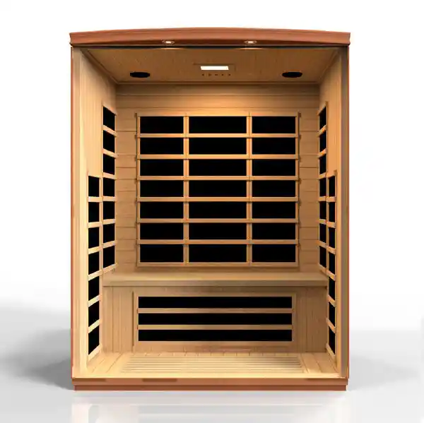 Dynamic Sauna Dynamic Lugano Elite 3 Person Ultra Low EMF FAR Infrared Indoor Sauna Indoor Infrared Sauna - view 4