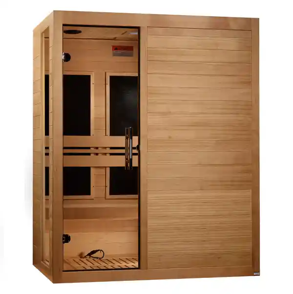 Dynamic Sauna Dynamic Toscana 3 Person Low EMF FAR Infrared Indoor Sauna Indoor Infrared Sauna - Premium Sauna Equipment