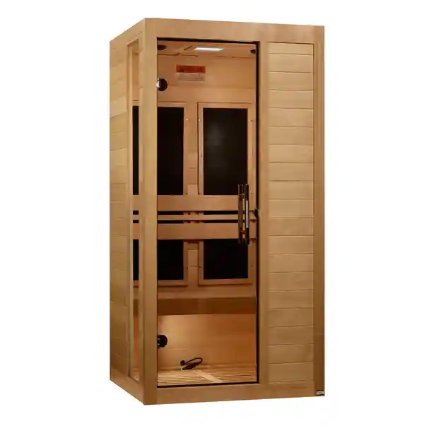 Dynamic Sauna Dynamic Veneto Elite 1-2 Person Ultra Low EMF FAR Infrared Indoor Infrared Sauna Indoor Infrared Sauna - Premium Sauna Equipment