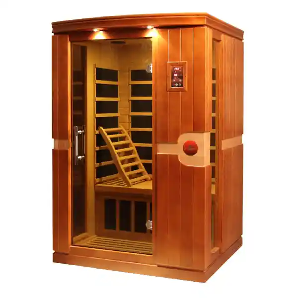 Dynamic Sauna Dynamic Venice Elite 2 Person Ultra Low EMF FAR Infrared Indoor Sauna Indoor Infrared Sauna - detail view
