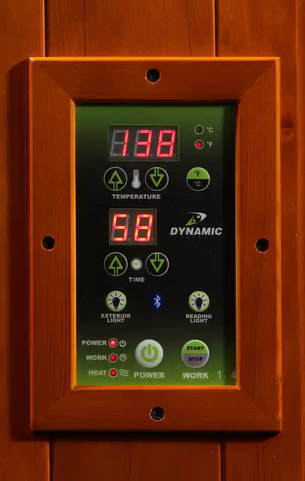 Dynamic Sauna Dynamic Versailles Elite 2 Person Ultra Low EMF FAR Infrared Indoor Sauna Indoor Infrared Sauna - view 7