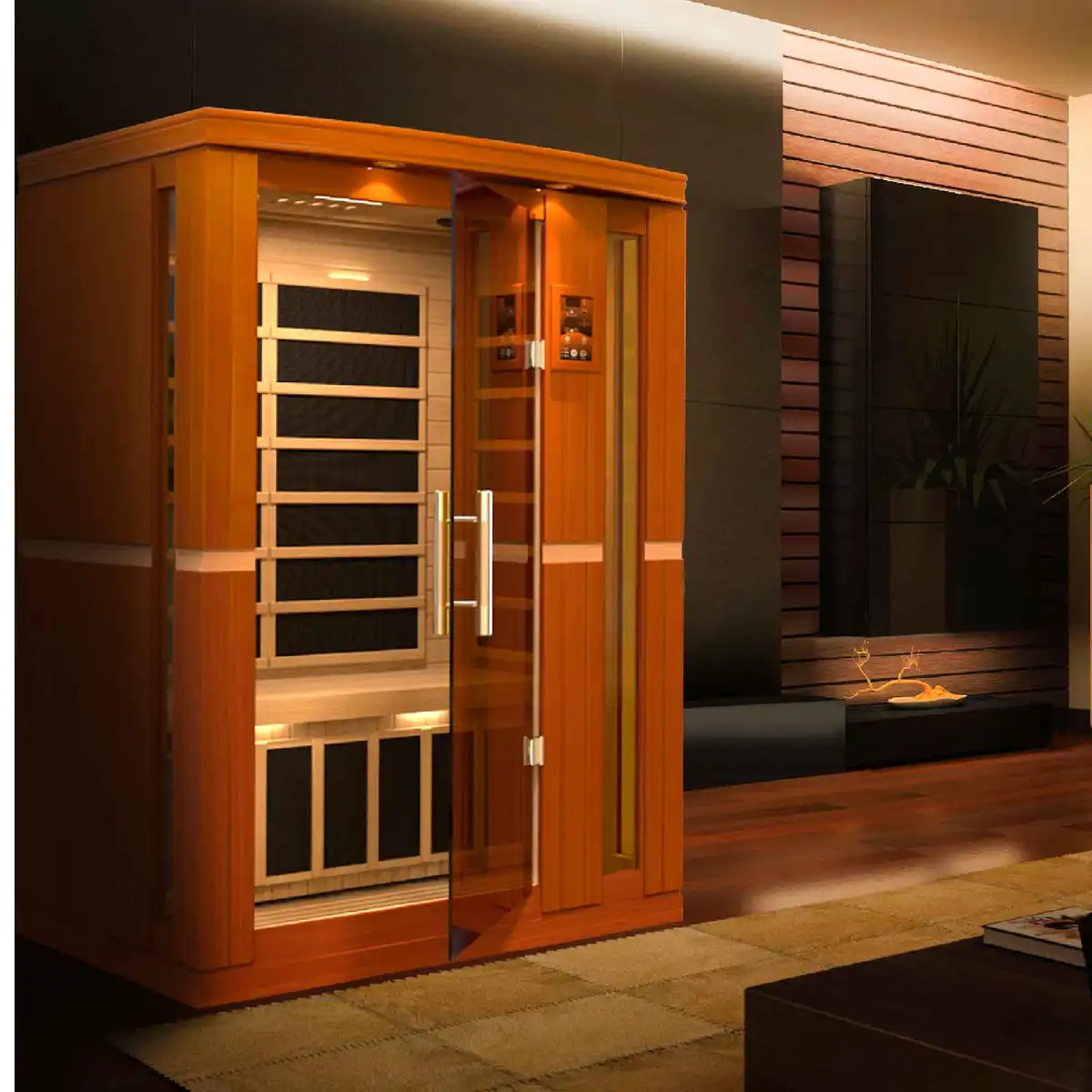 Dynamic Vittoria 2 Person Low EMF Indoor FAR Infrared Sauna - Image 9