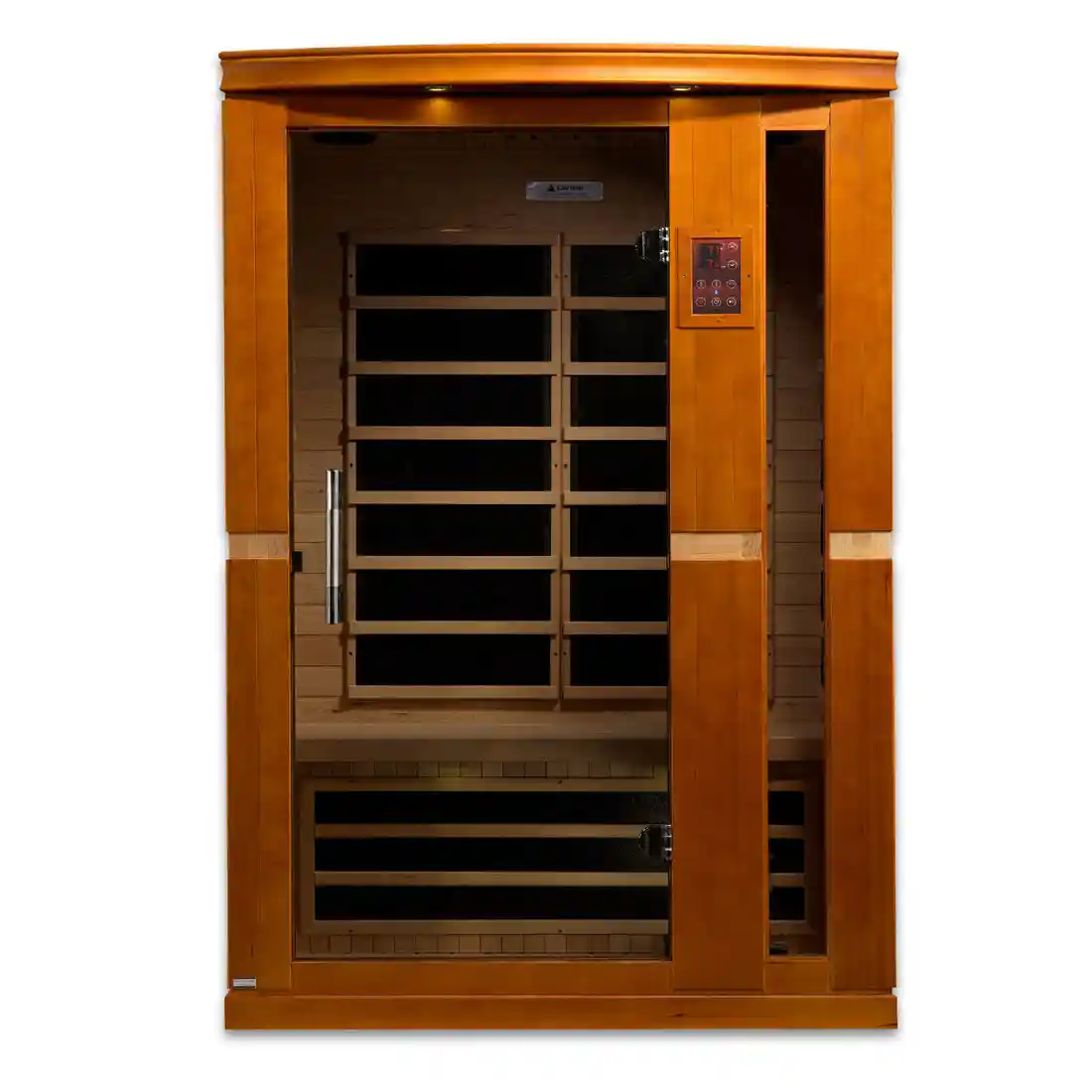 Dynamic Sauna Dynamic Vittoria Elite 2 Person Ultra Low EMF FAR Infrared Indoor Sauna Indoor Infrared Sauna - side view