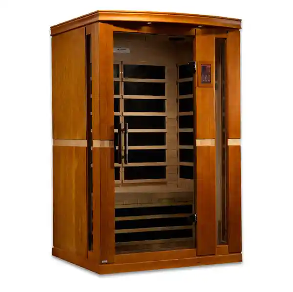 Dynamic Sauna Dynamic Vittoria Elite 2 Person Ultra Low EMF FAR Infrared Indoor Sauna Indoor Infrared Sauna - Premium Sauna Equipment
