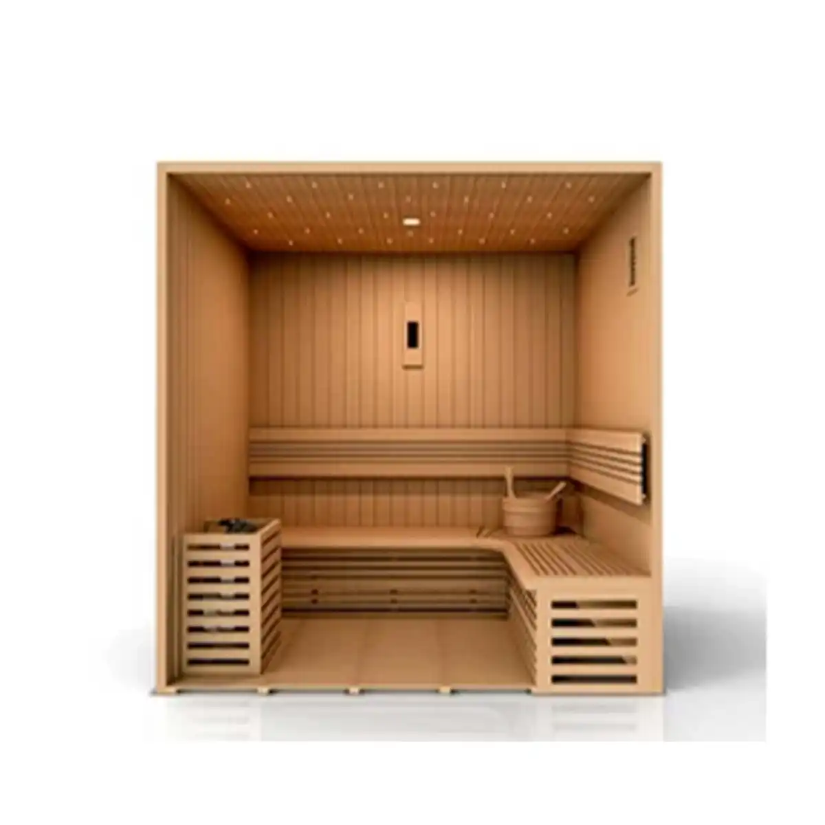 Golden Designs Copenhagen 3 Person  Indoor Traditional Sauna - Image 4